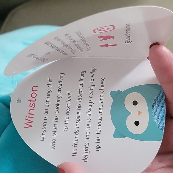 Squishmallow Winston the sequin owl - Picture 4 of 4